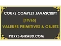 COMPLETE JAVASCRIPT COURSE - Primitive values and native objects