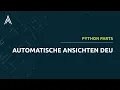 PythonParts Automatische Ansichten
