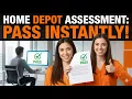 How to Pass Home Depot Assessment Test Pass the Personality Quiz Instantly