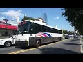 NJT Bus Fort Lee bound D4500CT 22066 Rt 158 at Center St