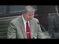 New Ohio State University president Ted Carter addresses board of trustees