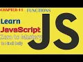 18 JavaScript In-built Function Tutorial in Hindi Urdu CHAPTER-12