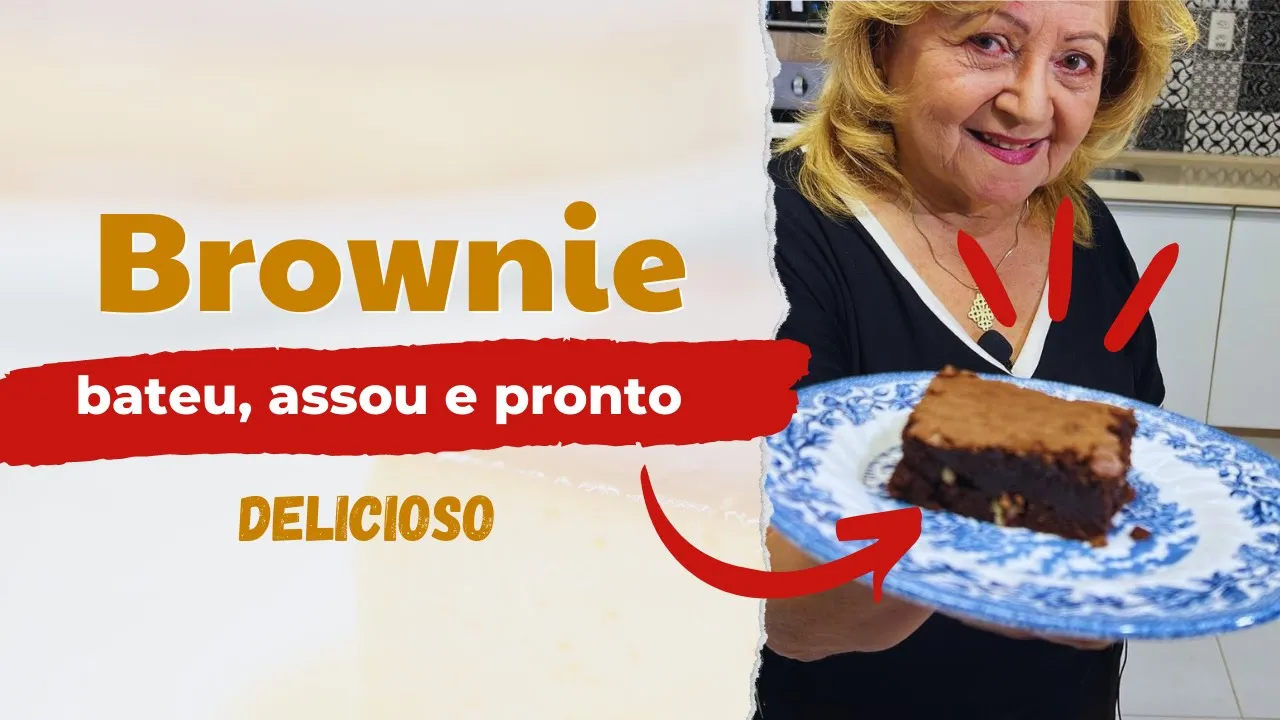 RECEITA DE BROWNIE DELICIOSO | ELÍBIA PORTELA