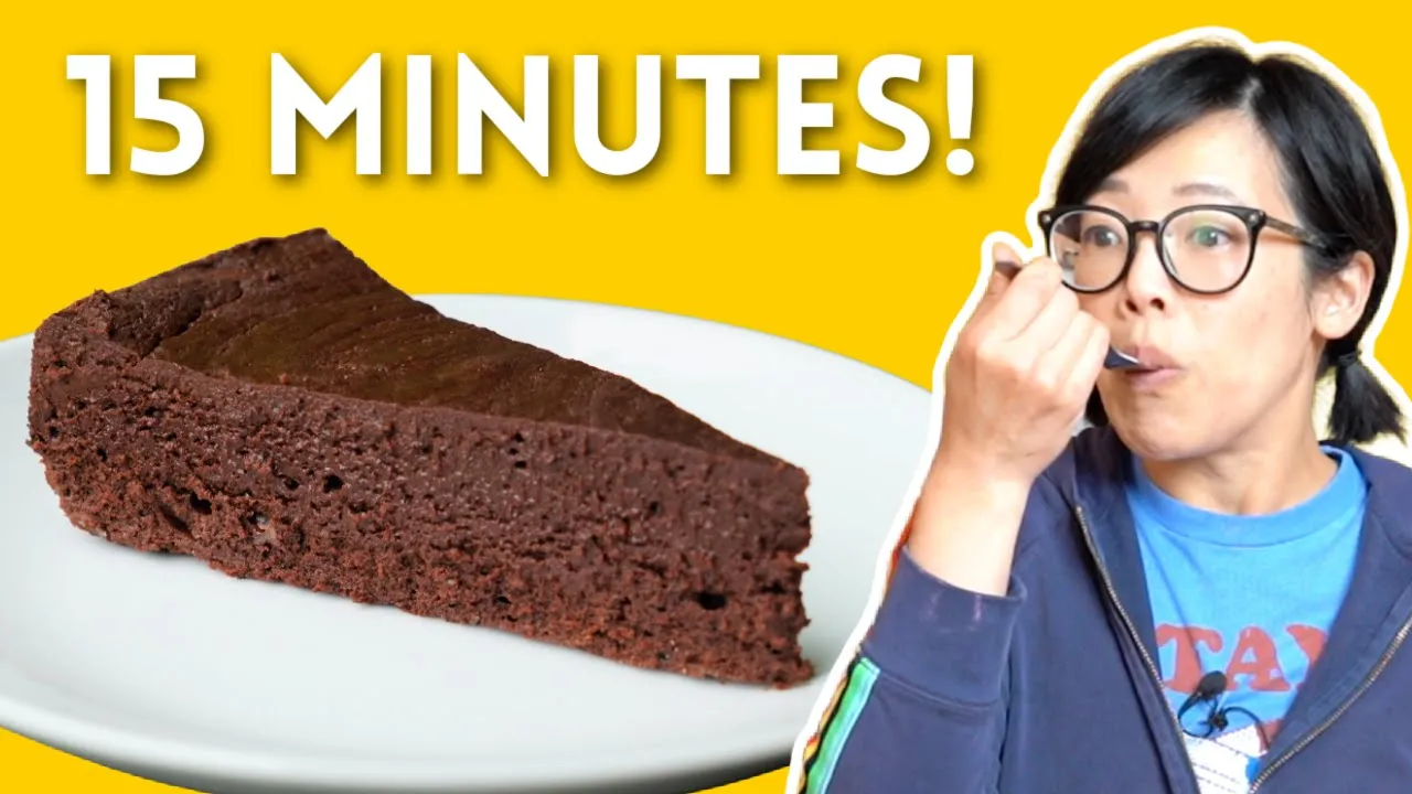 15 minutes & 3 Ingredients   Chocolate Oblivion Truffle Torte