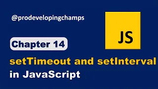 setTimeout and setInterval in JavaScript JavaScript Full Course