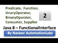 Java 8 - Functional Interfaces