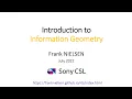 Introduction to Information Geometry by Frank Nielsen