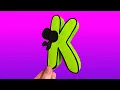 Paper Craft Hktito SPANISH Alphabet Lore K