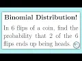 Flips of a fair coin Binomial Distribution High School Math