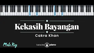 kekasih bayangan cakra khan karaoke piano male key 