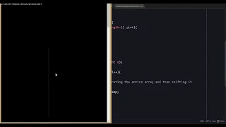 Program for array rotation Approach 2