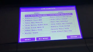 How to use Live knobs - Yamaha PSR Tutorial