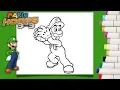 Coloring Luigi - Mario Coloring Pages Labolina Coloring TV