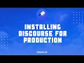 How to install a Discourse forum on your server