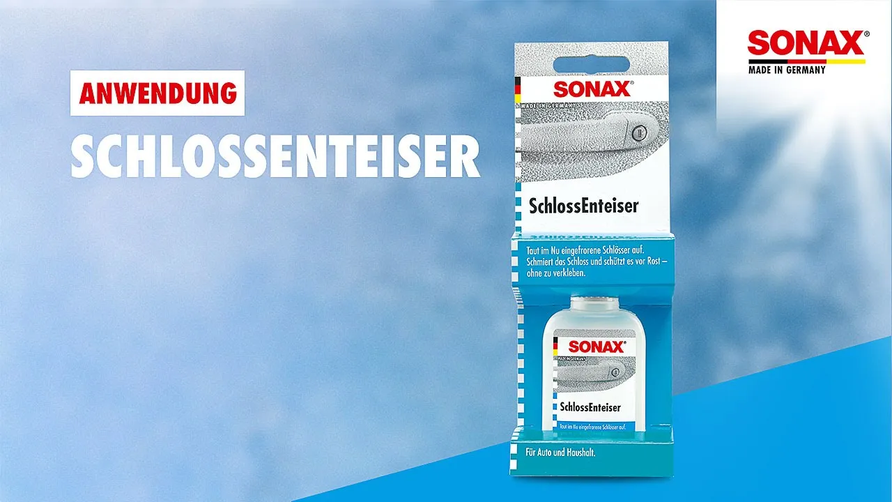 Anwendung SONAX SchlossEnteiser