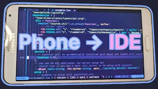 Phone to IDE with Termux Neovim with LazyVim