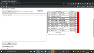 Coding Bat Problem 22 Hello Name