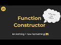 Function Constructor in Javascript Essential Guide to Writing Powerful Functions