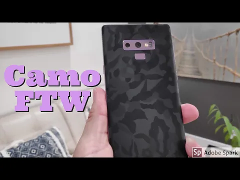 Download MP3 Samsung Galaxy Note 9 dbrand Skin Install and Review (Black Camo)