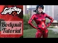 Ladybug Costume Tutorial - Textured Bodysuit Gloves Shoe Covers