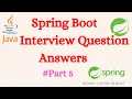 Spring Boot Interview Questions Actuator Profiles RestController Controller Part 5