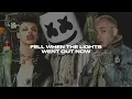 blackbear, Marshmello, YUNGBLUD - Tongue Tied (Lyrics)