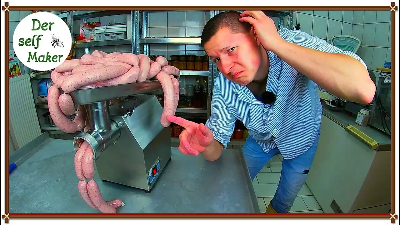 Lyoner selber machen - Wurst selbst herstellen - Opa Jochen´s Rezept