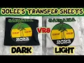 DARK VERSUS LIGHT JOLEES TRANSFER SHEET jolees dark and light transfer sheets for beginners