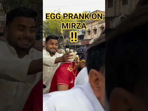 Egg Prank On Mirza | MOUZ PRANK #prank #shorts #ytshorts  #kolkata #funny #prankkids