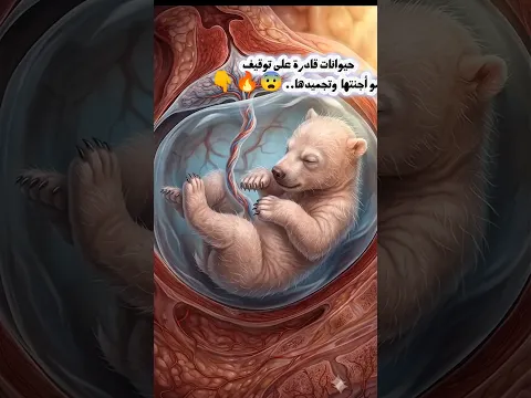 توقيف نمو الجنين وتجميده.. قدرة خارقة تمتلكها هذه الحيوانات!😨😱​#EmbryonicDiapause​#AnimalFacts