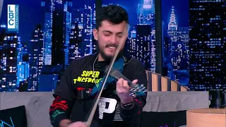 لهون وبس   عازف الكمان اندريه سويد يمتعنا بعزفه المميز لأغنية  تكة  دندنها