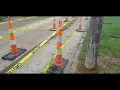 Filling in hole from utility work