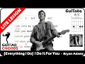 Download Lagu (EVERYTHING I DO) I DO IT FOR YOU 🏹 🎯 - Bryan Adams ( Lyrics and GuiTar Chords ) 🎸