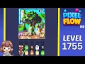 Pixel Flow Level 1755 Solution Walkthrough
