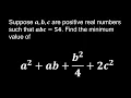 Unlocking the Minimum Value Mastering AM-GM Inequality with Positive Real Numbers