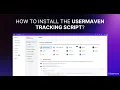 Getting started with Usermaven Install tracking script in minutes