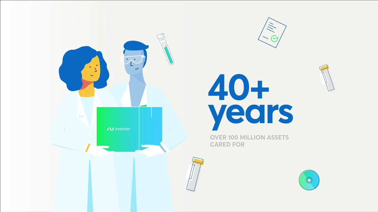 Avantor Product overview animation