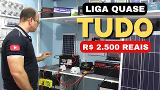 😳 Kit de Energia solar BARATO que LIGA QUASE TUDO