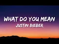 Download Lagu Justin Bieber - What Do You Mean (Lyrics)