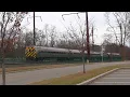 High Speed Amtrak and NJ Transit Trains on the Northeast Corridor