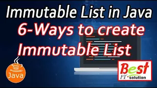 Immutable List creation in java 6 ways shown in practical