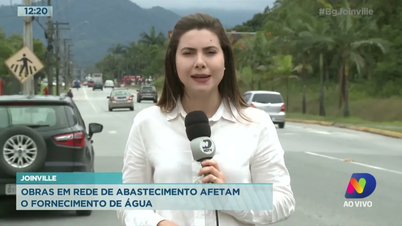 Joinville: obras em rede de abastecimento afetam o fornecimento de água