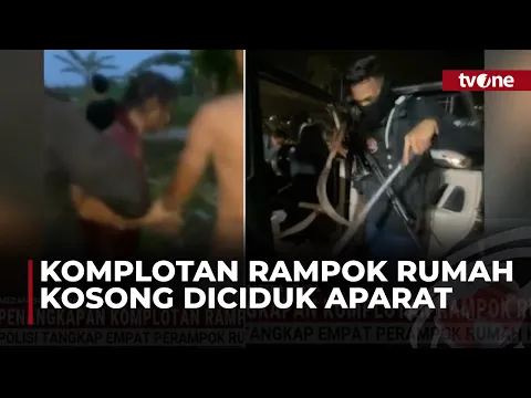 Empat Pelaku Komplotan Perampok Rumah Kosong Ditangkap Polisi
