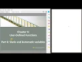 Chapter 6 Static Variables