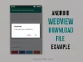 How to Enable Download Button in Web View Android App ANDROID STUDIO Lesson 3