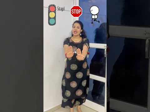 Traffic Signal Rhyme🚦#youtubeshorts #ytshorts #traffic #kidssongs #hindisong #hindirhymes #kidsfun