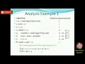 Run Time Analysis of with Complexity Analysis Part 2 Example DAA in ENGLISH