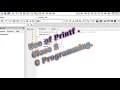 C Programming Class 02 printf Explained Output in C Bangla Tutorial Villain Verse