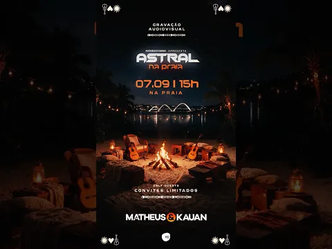 🌊✨ Agora é oficial: vem aí o ASTRAL NA PRAIA!