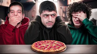 کر و کور و لال پیتزا درست کردیم 